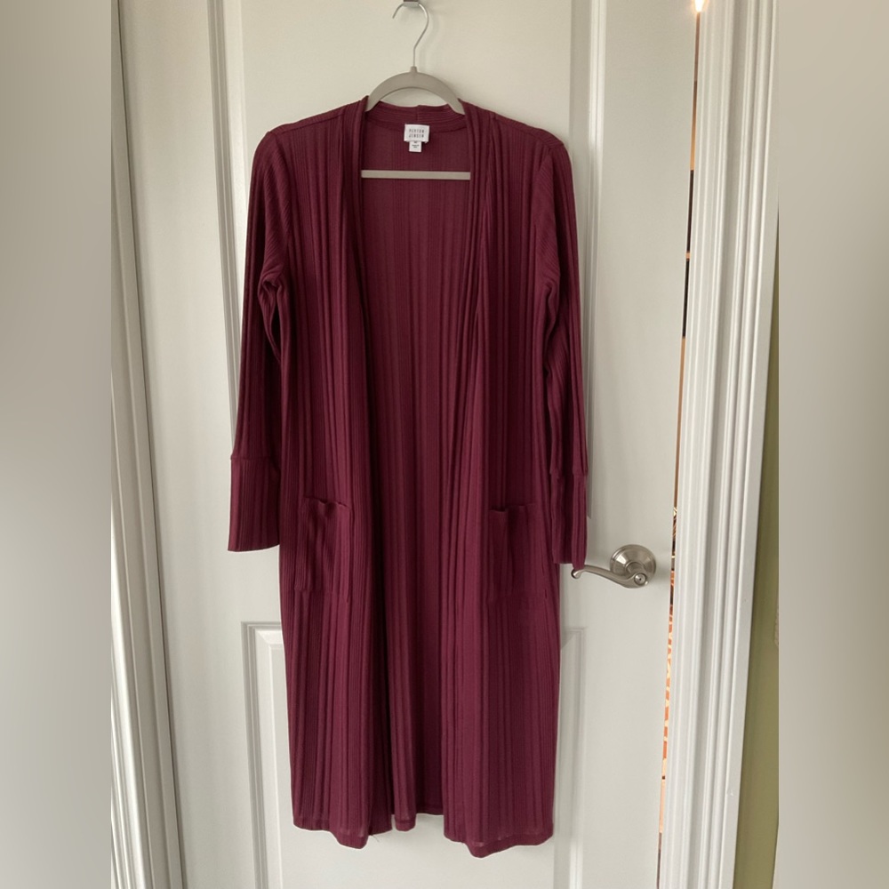 Peyton Jensen  Evereve Duster Cardigan Size M